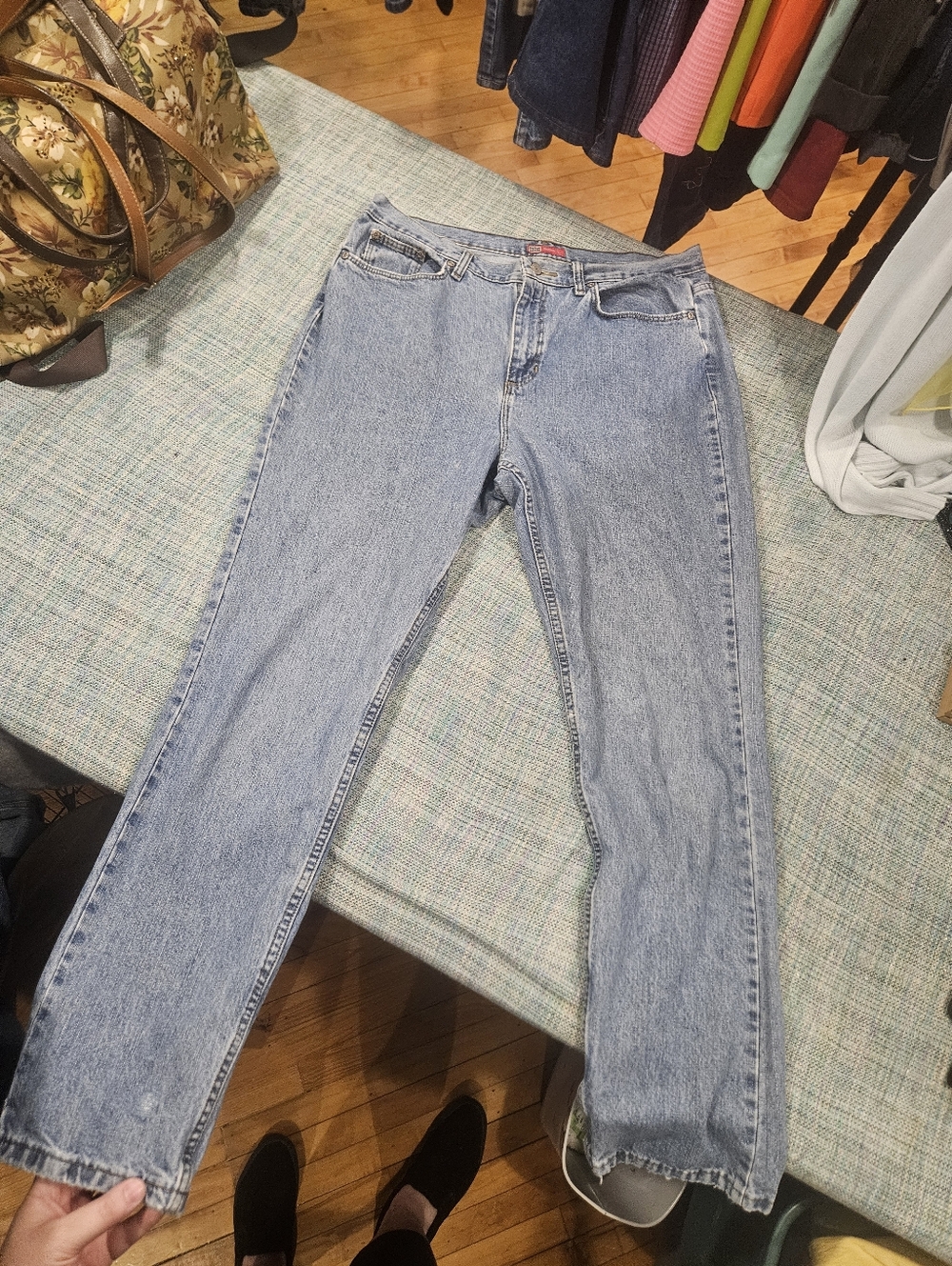 Y2K Faded Glory Light Blue Straight Leg Jeans